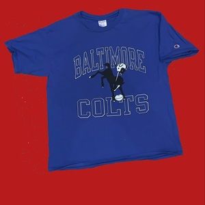 MAJOR THROWBACK CHAMPION BALTIMORE COLTS T SHIRT